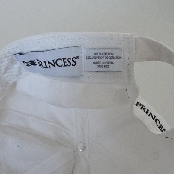 ANTARCTICA Penguin Cotton Hat White Navy Princess Cruise - Picture 5 of 5